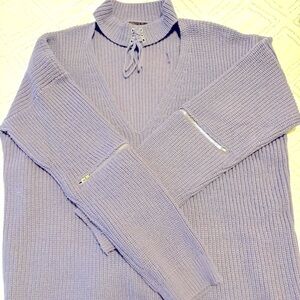 Purple thick sweater